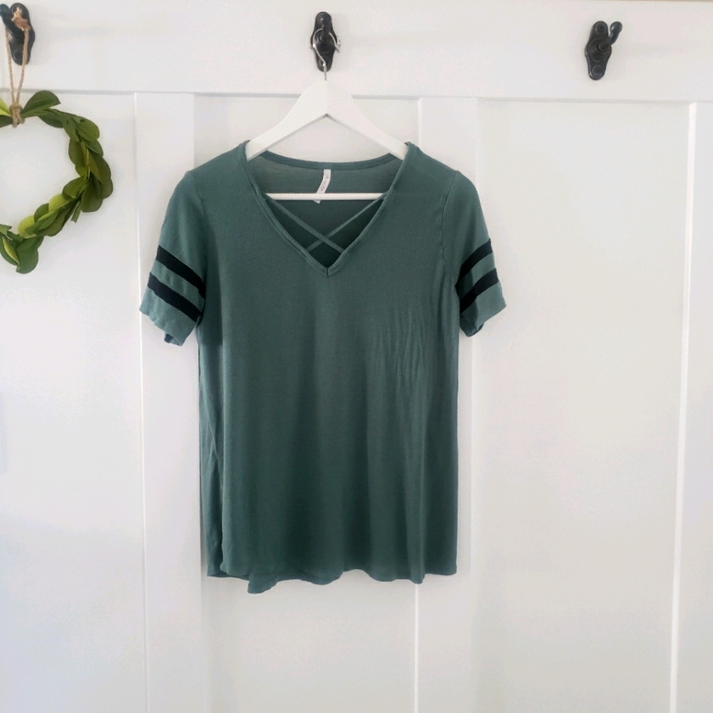Green shirt